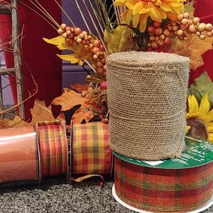 A LOT of 5 Harvest Ribbons